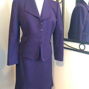 Women's Plum Tahari ASL 2-piece suit - size 8P